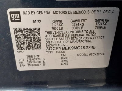 2022 Chevrolet Silverado 1500 LTD Custom
