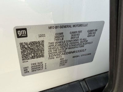 2022 Chevrolet Suburban 4dr 4x4