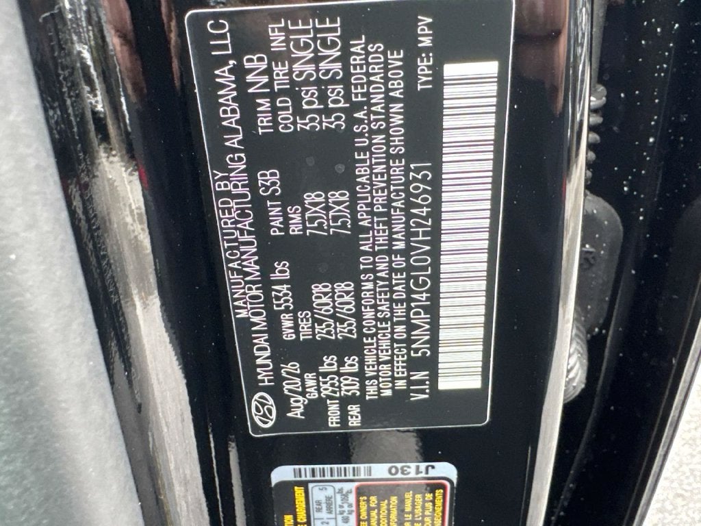 2027 Hyundai Santa Fe SE