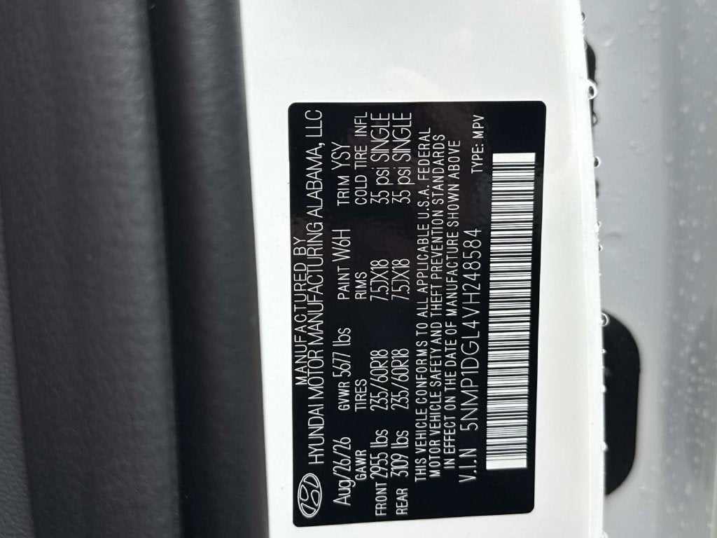 2027 Hyundai Santa Fe SE