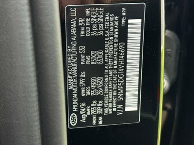 2027 Hyundai Santa Fe Hybrid Calligraphy
