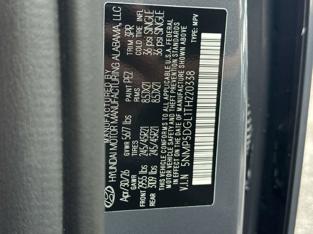 2026 Hyundai Santa Fe Calligraphy