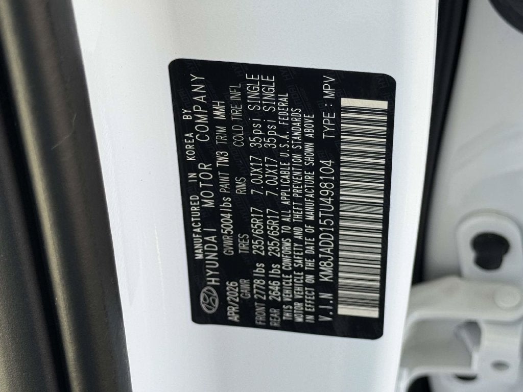 2026 Hyundai Tucson Hybrid Blue SE