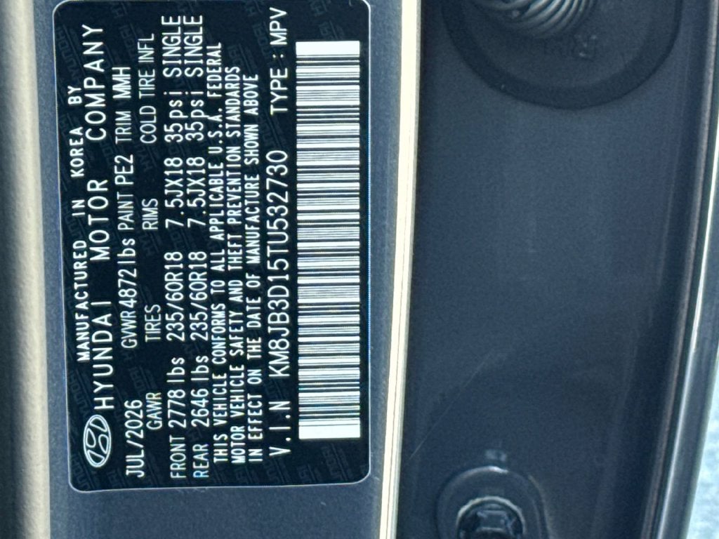 2026 Hyundai Tucson Hybrid SEL
