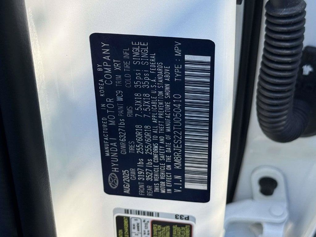 2026 Hyundai Palisade XRT Pro
