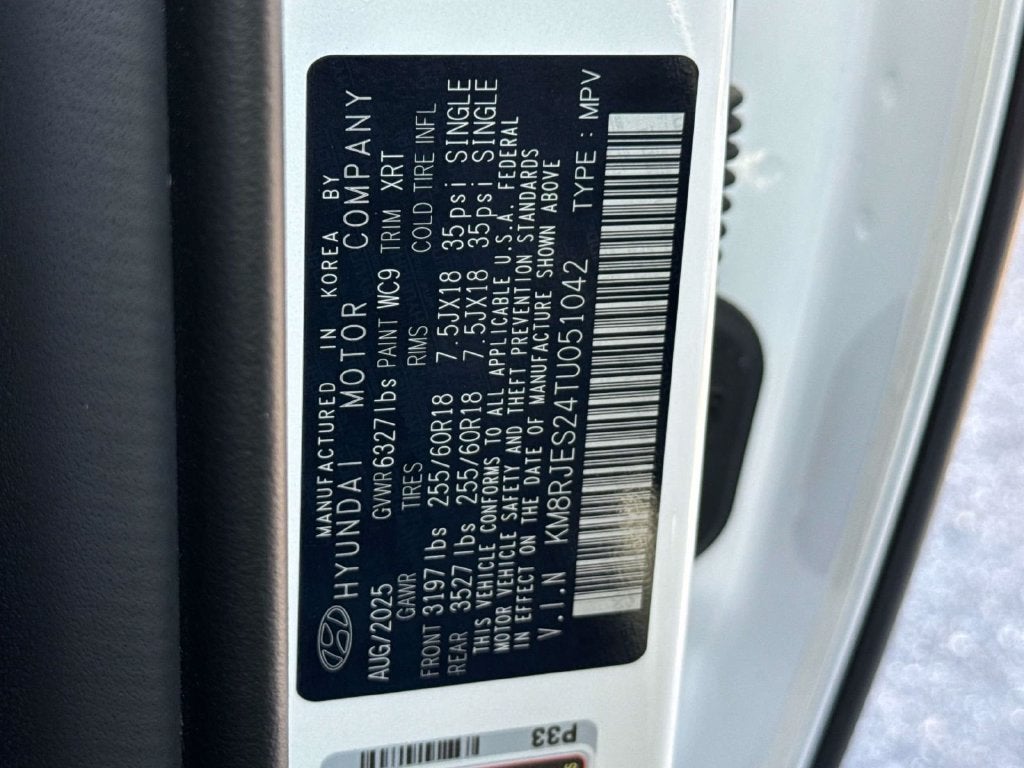 2026 Hyundai Palisade XRT Pro