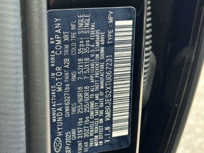 2026 Hyundai Palisade XRT Pro