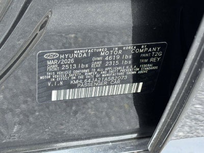 2026 Hyundai Sonata SEL Sport