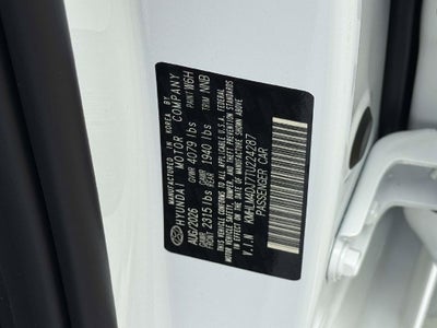 2026 Hyundai Elantra Hybrid Blue