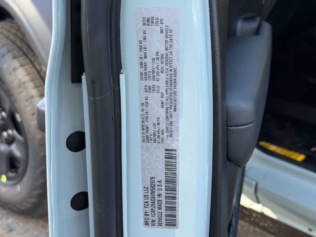 2027 Jeep Wrangler WRANGLER 2-DOOR SPORT