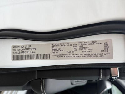 2025 Jeep Grand Cherokee GRAND CHEROKEE OVERLAND 4X4