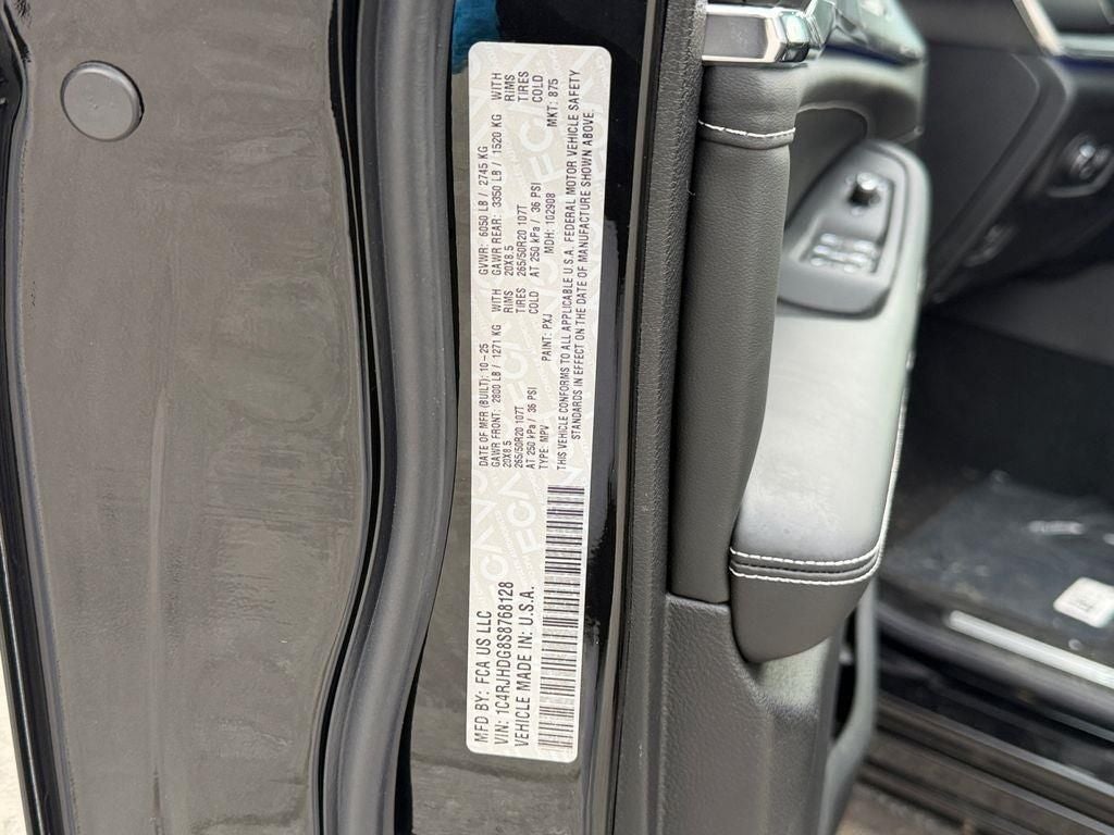 2025 Jeep Grand Cherokee GRAND CHEROKEE OVERLAND 4X4
