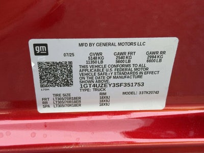2025 GMC Sierra 2500HD 4WD Crew Cab Standard Bed AT4X