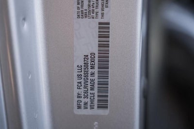 2025 RAM ProMaster 2500 Cargo Van SLT Low Roof 136' WB